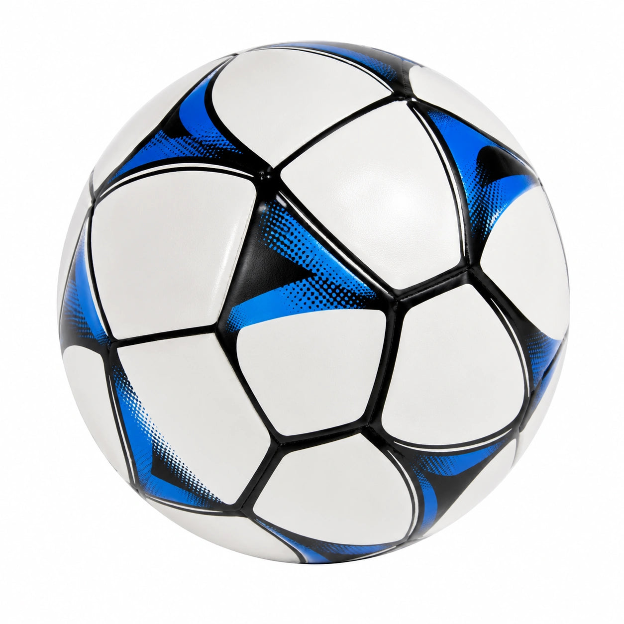 Ballon de football Blanc et Bleu 68 cm