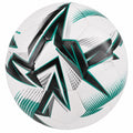 Ballon de football d'entraînement blanc, noir et vert