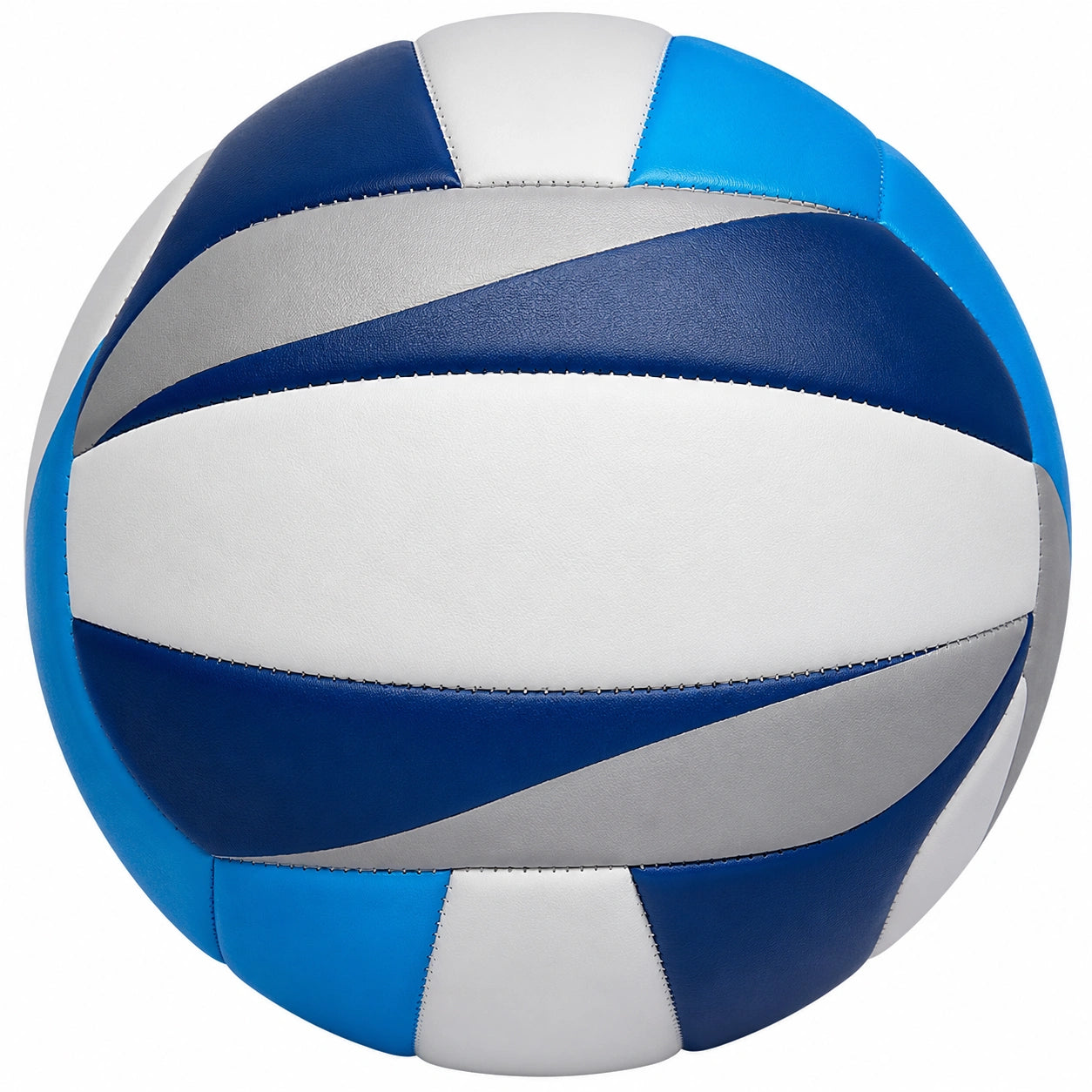 Ballon de volleyball bleu et blanc pour intérieur et extérieur
