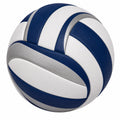 Ballon de volleyball professionnel bleu, blanc et gris