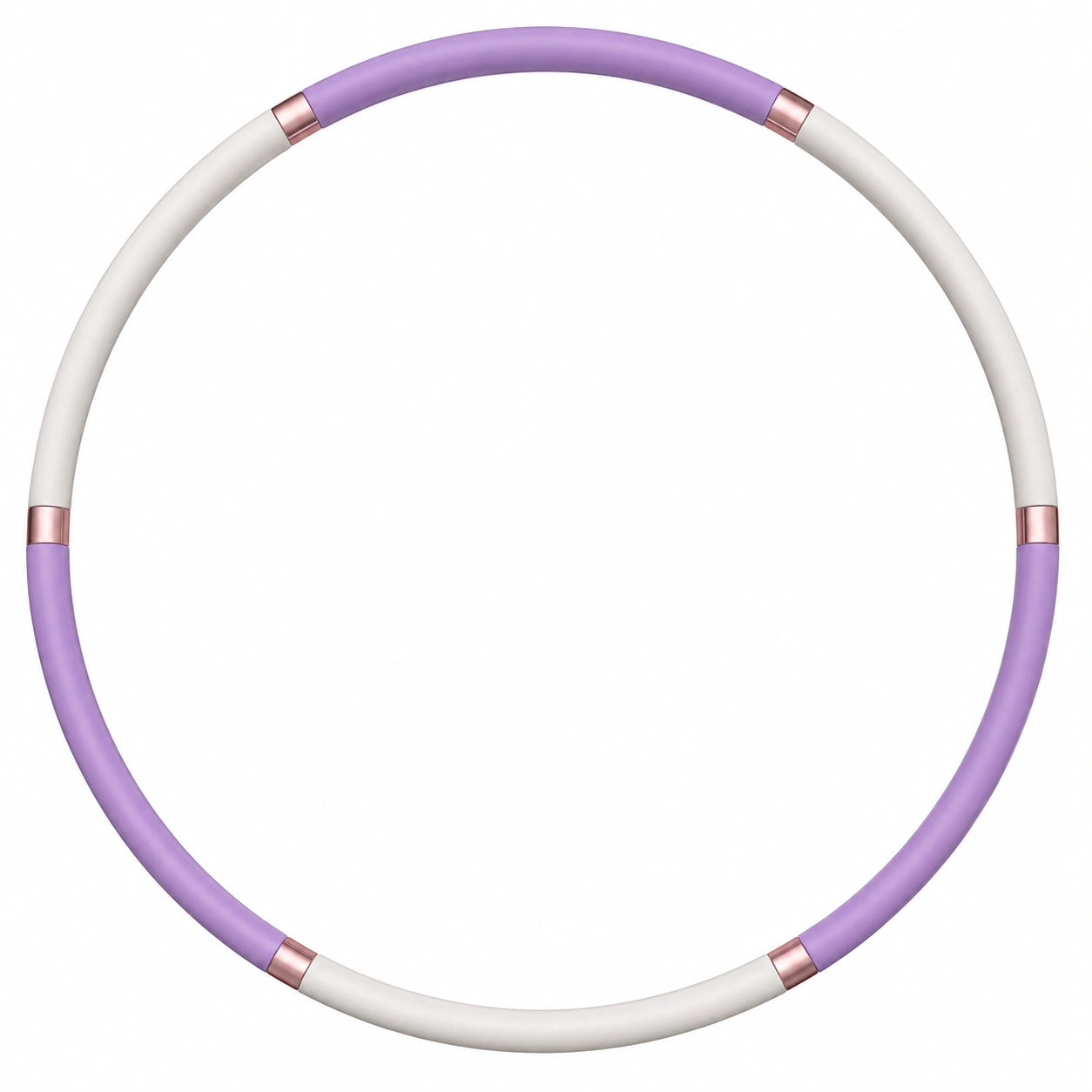 Cercle de Fitness Amovible 100 cm Violet et Blanc