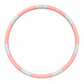 Cerceau de Fitness Détachable Rose et Gris - 100 cm