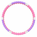 Cerceau de Fitness Détachable avec Massage - Rose et Violet