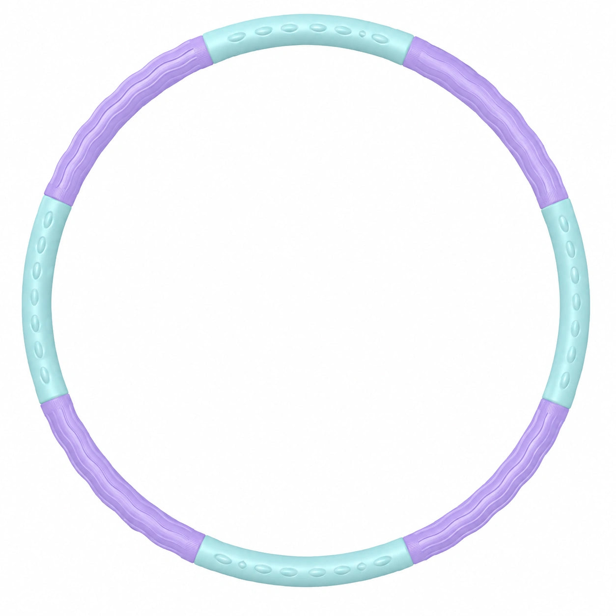 Cerceau de Fitness Amovible 100 cm Violet et Bleu