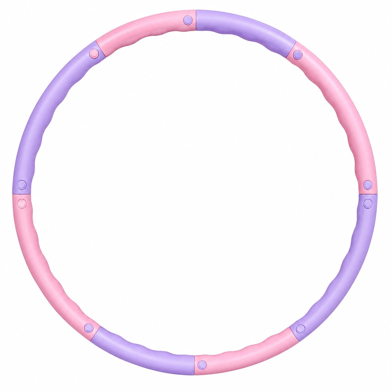 Cerceau de Fitness Amovible 1,5kg Rose/Violet