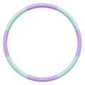 Hula Hoop de Fitness Démontable 95cm Violet/Menthe